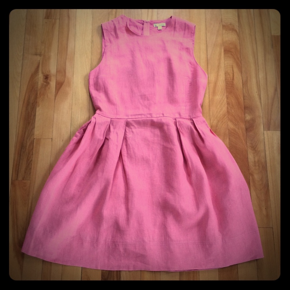GAP Pink Fit & Flare Dress